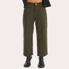 <span class="grassetto"> PANTALONI </span> Dritti Ricamo Verde Militare